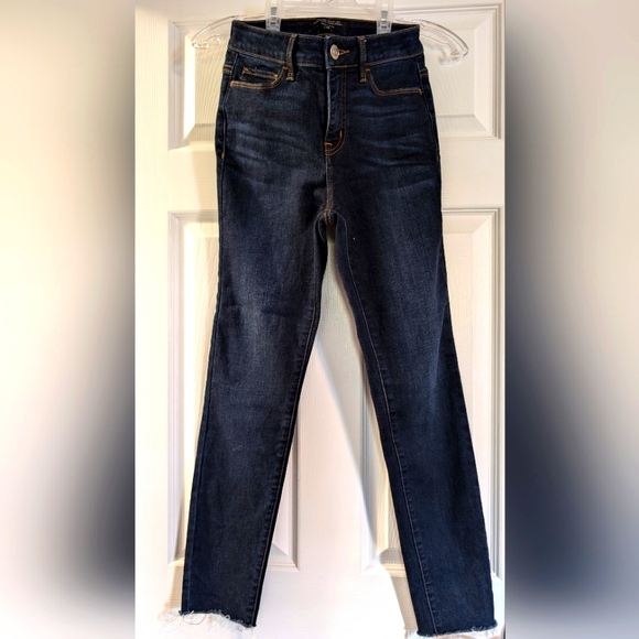 RW&Co high rise skinny jean frayed edge - Picture 1 of 3